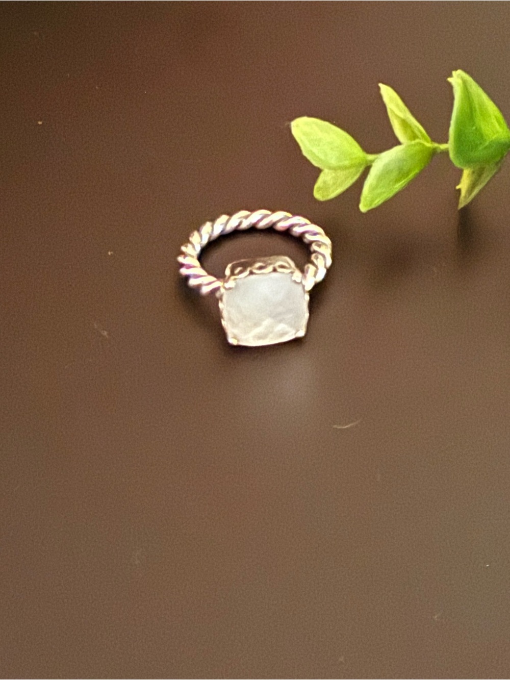 Pandora Mother of Pearl Ring (Retired) - Picture 7 of 8
